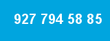 927 794 58 85 927 794 58 85